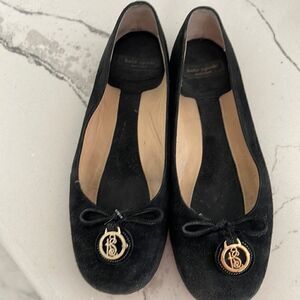Cute Kate Spade suede ballerina shoes.